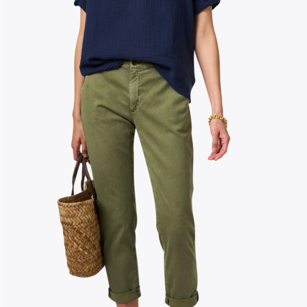 AG Adriano Goldschmied,  Light Olive Caden/Tailored Trousers